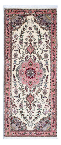 Runner Perser Rug - Tabriz - Royal - 202 x 82 cm - beige