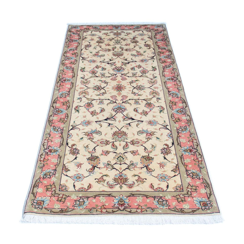Runner Perser Rug - Tabriz - Royal - 202 x 77 cm - beige