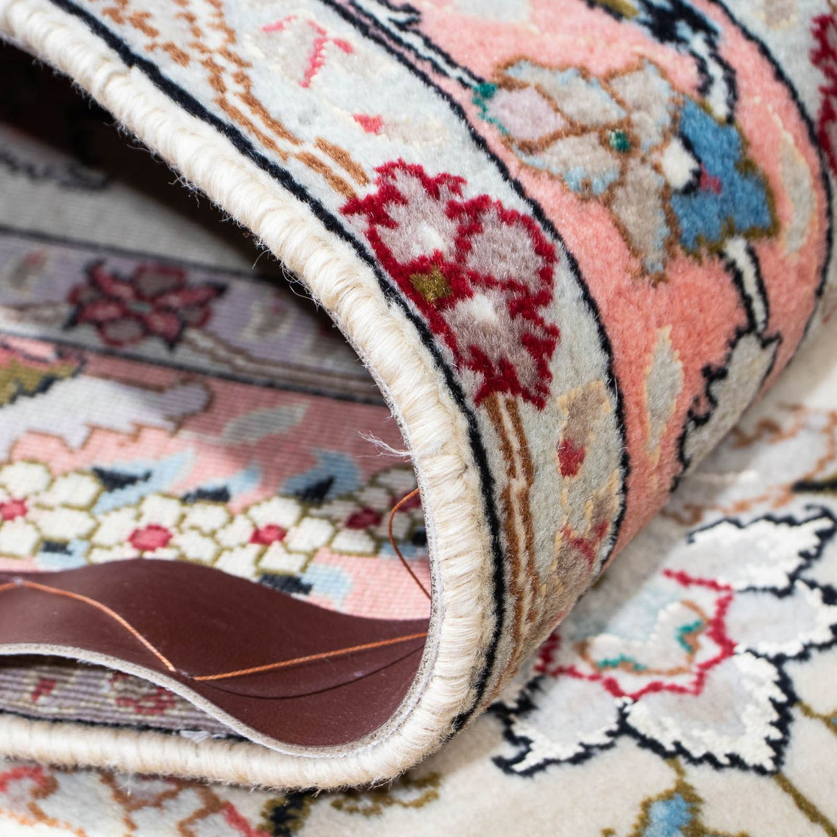 Runner Perser Rug - Tabriz - Royal - 205 x 82 cm - beige