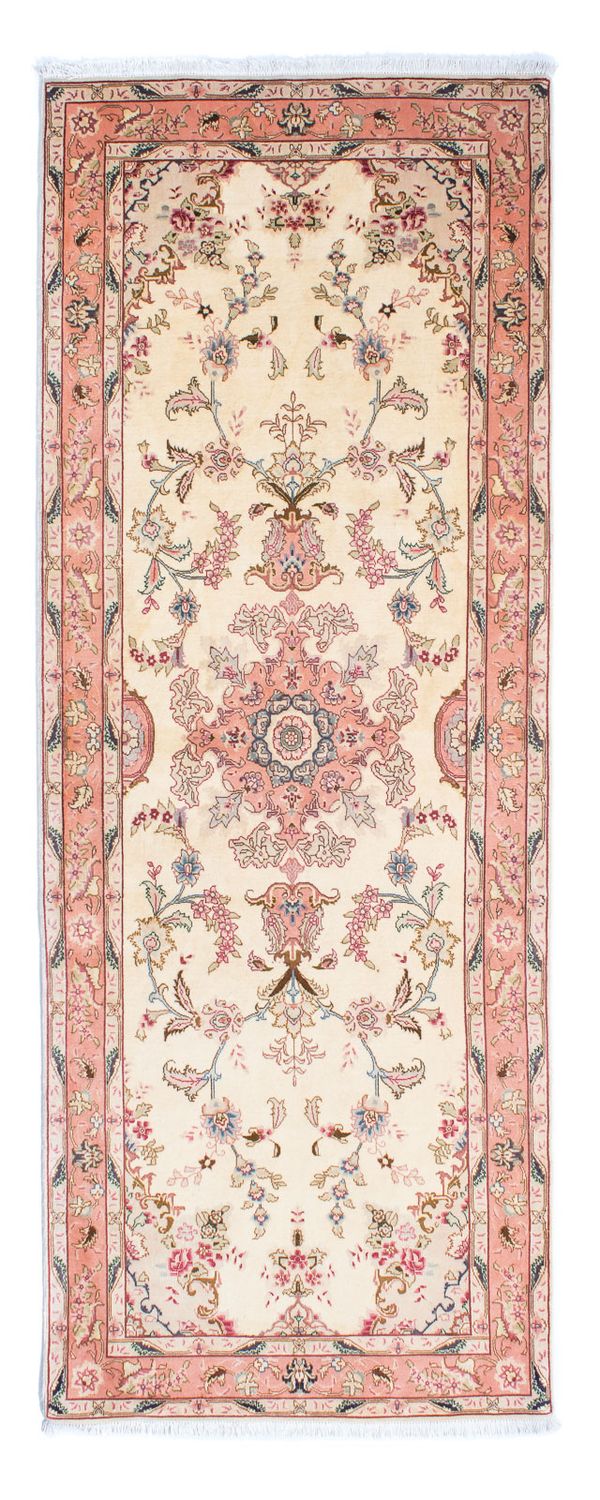 Runner Perser Rug - Tabriz - Royal - 221 x 82 cm - beige
