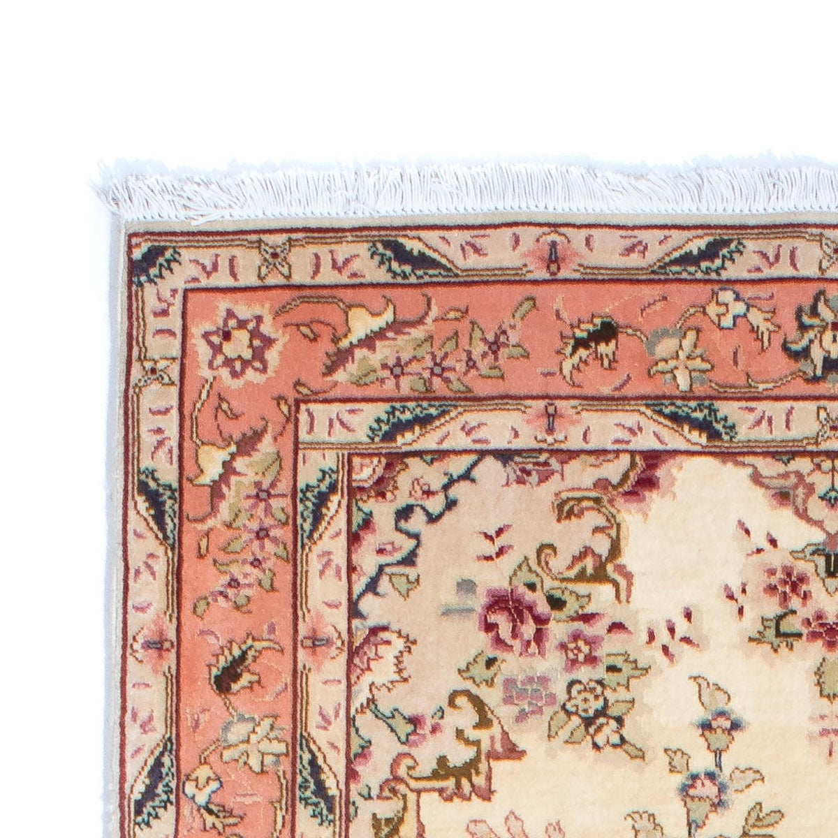Runner Perser Rug - Tabriz - Royal - 221 x 82 cm - beige