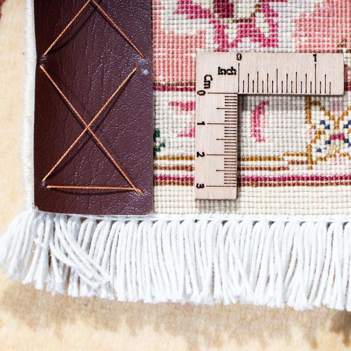 Runner Perser Rug - Tabriz - Royal - 221 x 82 cm - beige