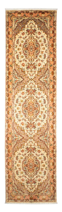 Runner Perser Rug - Tabriz - Royal - 314 x 87 cm - beige