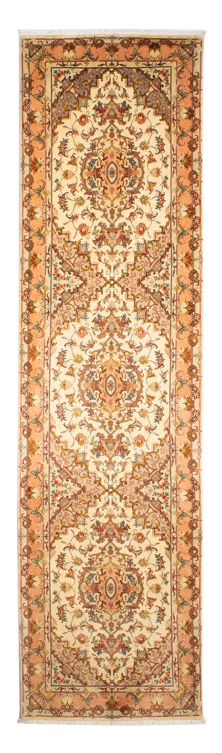 Runner Perser Rug - Tabriz - Royal - 314 x 87 cm - beige