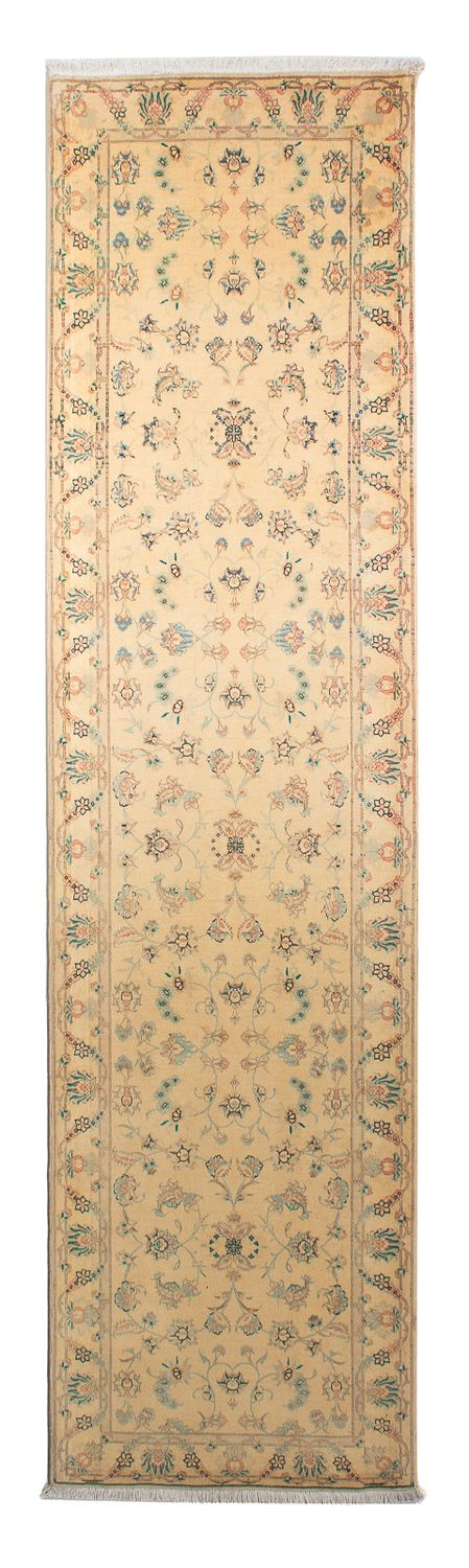 Runner Perser Rug - Tabriz - Royal - 292 x 79 cm - light brown