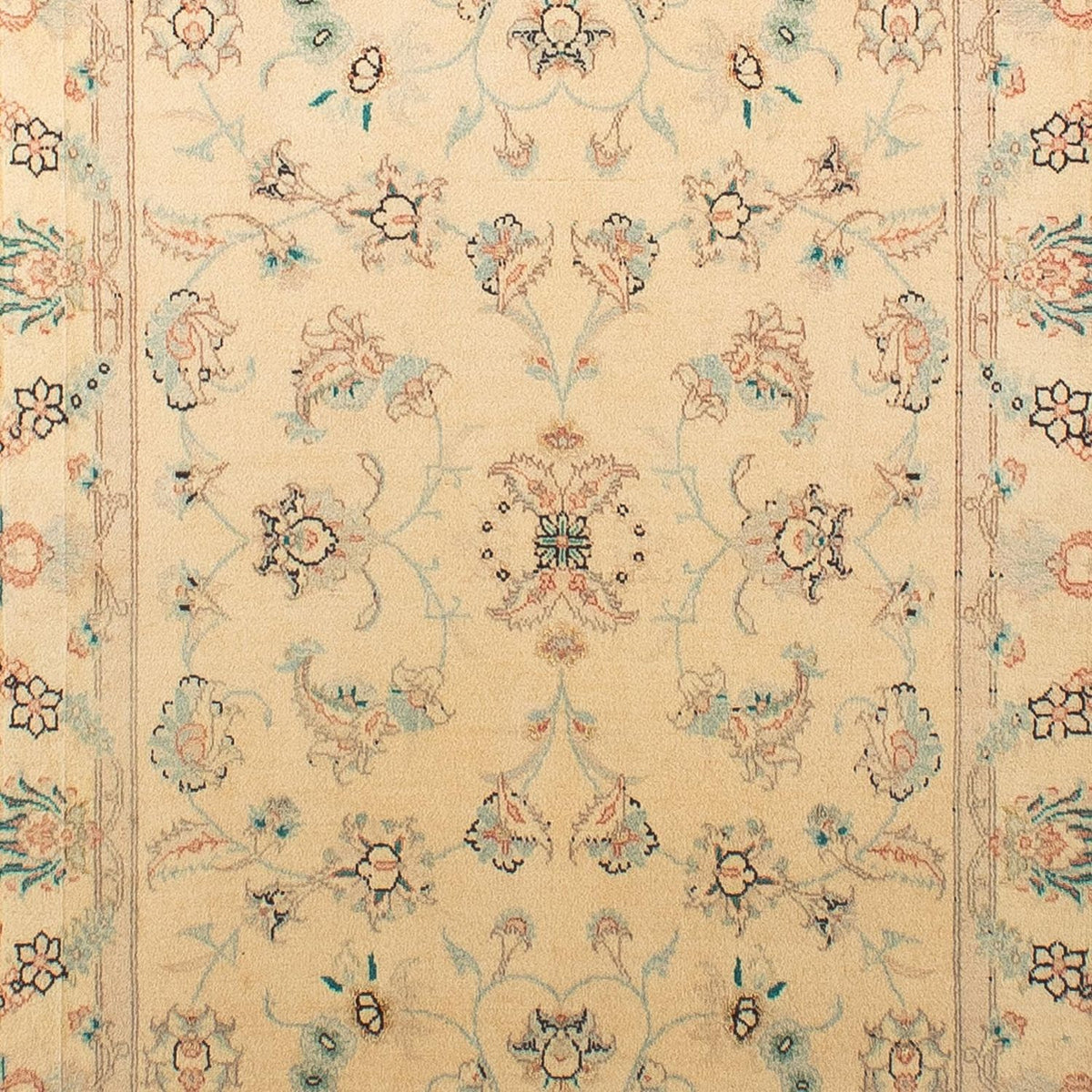 Runner Perser Rug - Tabriz - Royal - 292 x 79 cm - light brown
