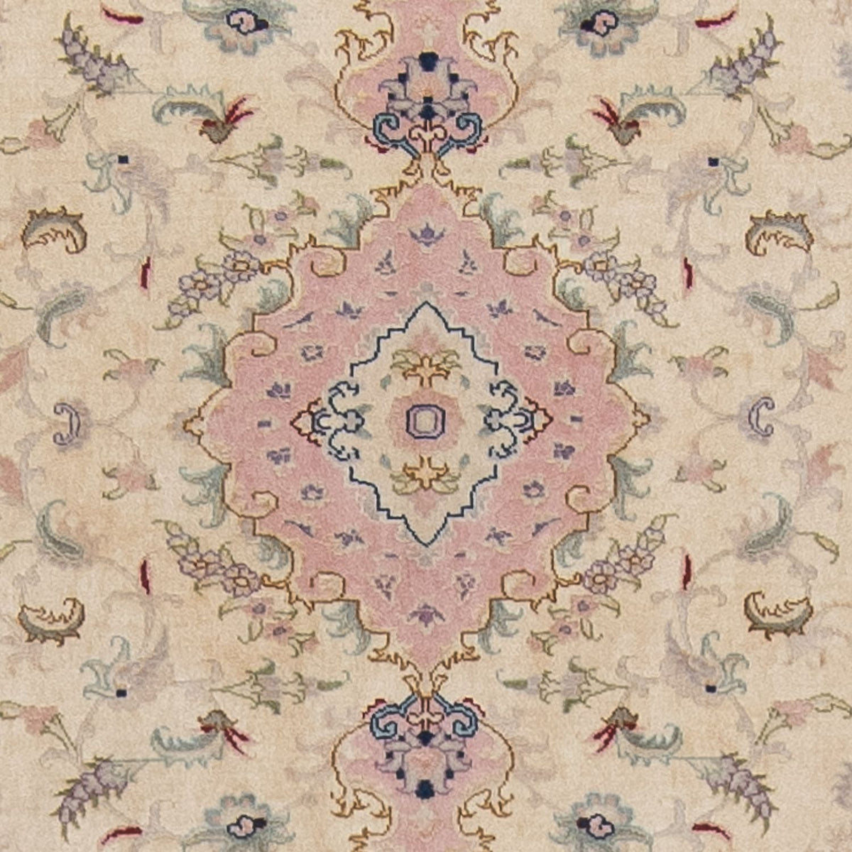 Runner Perser Rug - Tabriz - Royal - 397 x 87 cm - beige