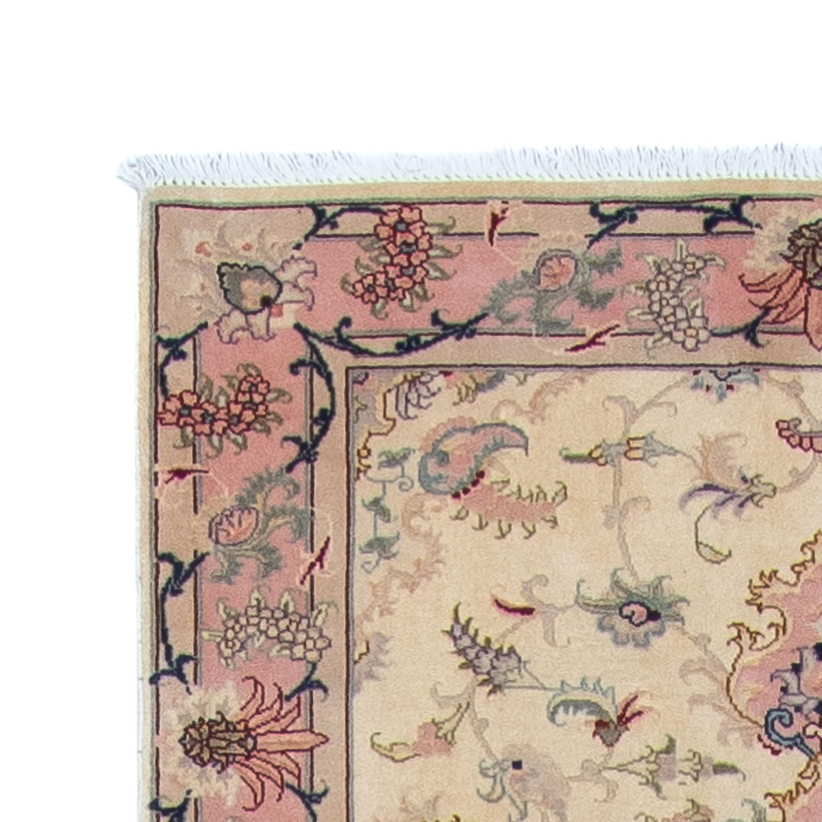 Runner Perser Rug - Tabriz - Royal - 397 x 87 cm - beige