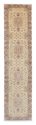 Runner Perser Rug - Tabriz - Royal - 397 x 86 cm - beige