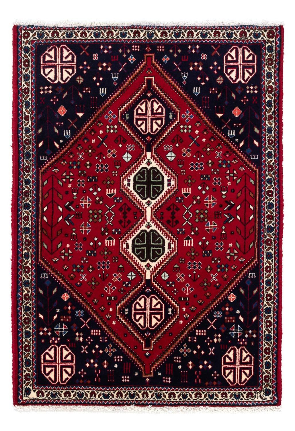 Perser Rug - Nomadic - 145 x 100 cm - dark red