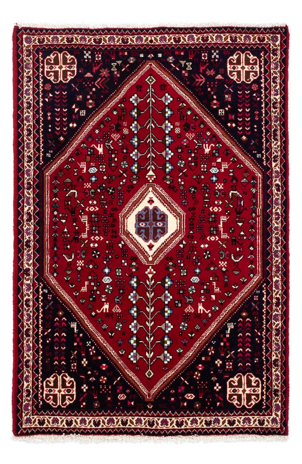 Perser Rug - Nomadic - 150 x 98 cm - dark red