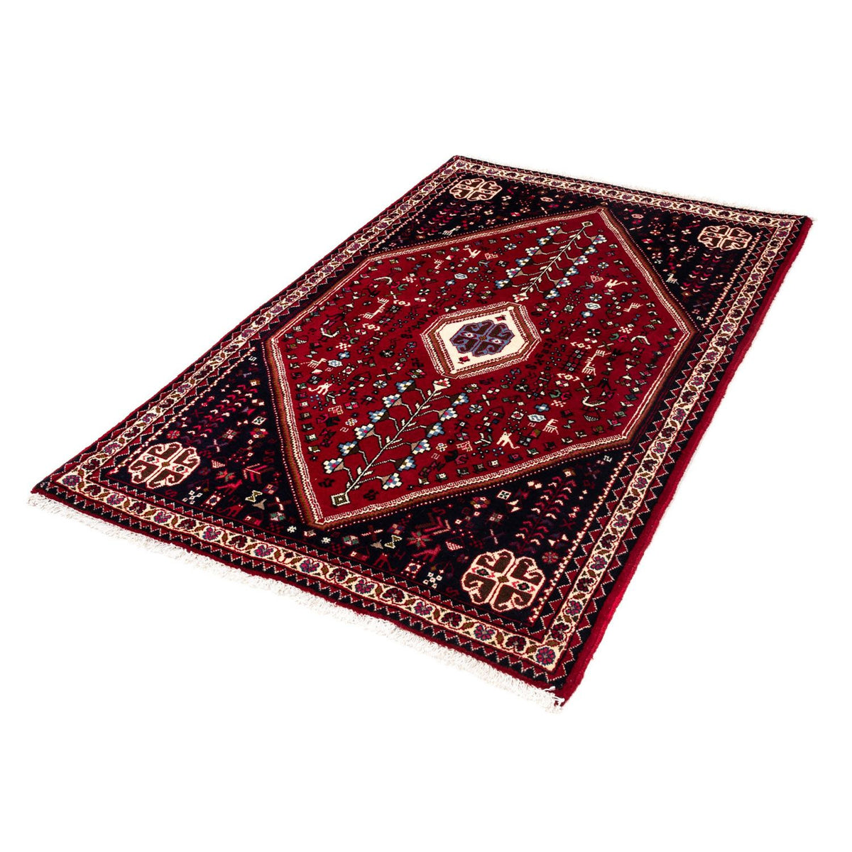 Perser Rug - Nomadic - 150 x 98 cm - dark red