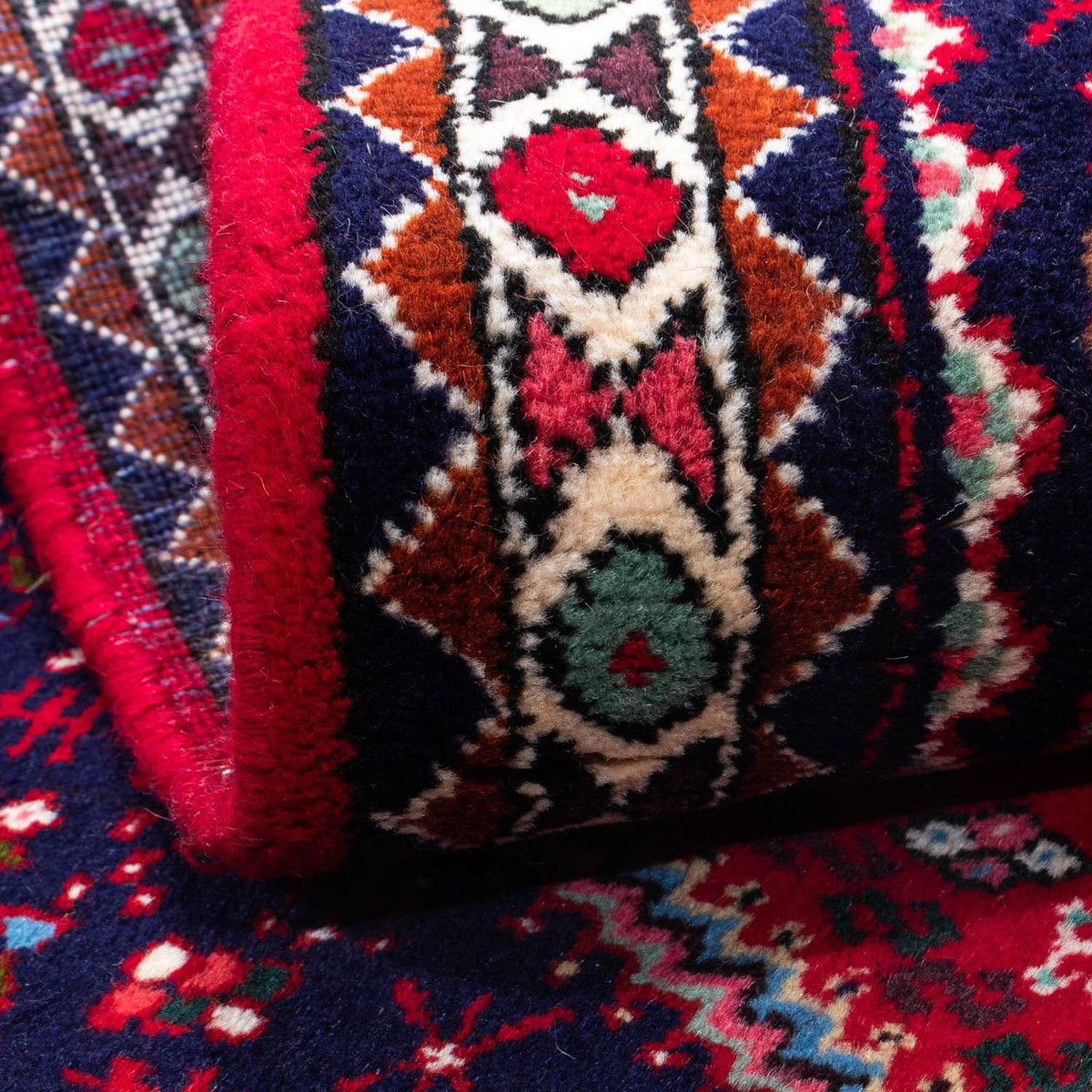 Perser Rug - Nomadic - 148 x 98 cm - dark red