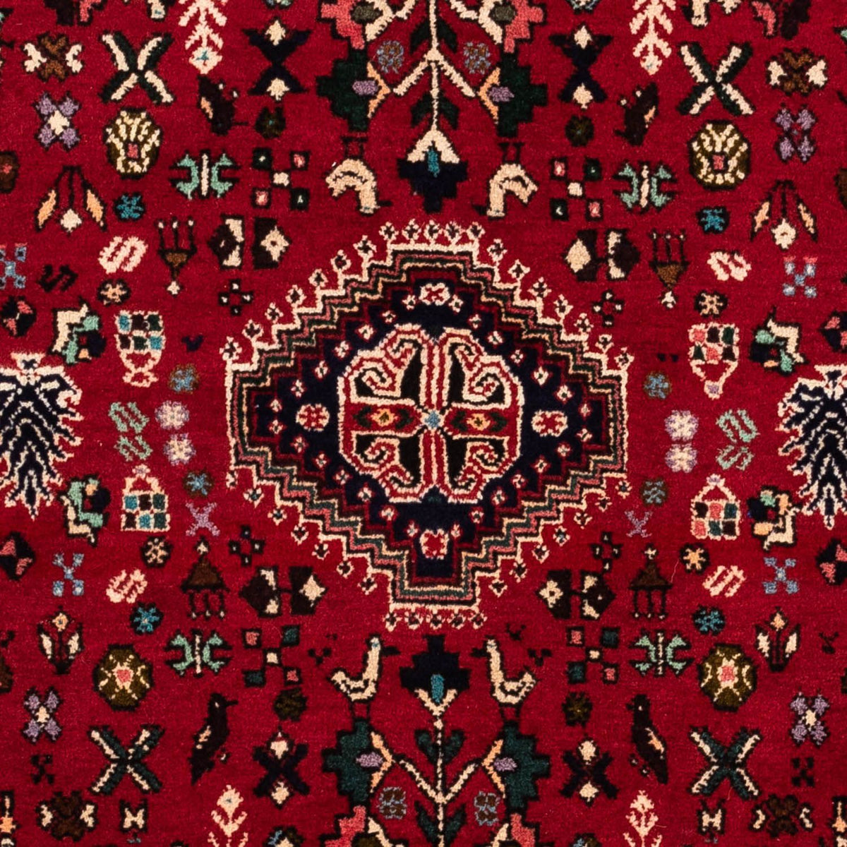 Perser Rug - Nomadic - 148 x 108 cm - dark red