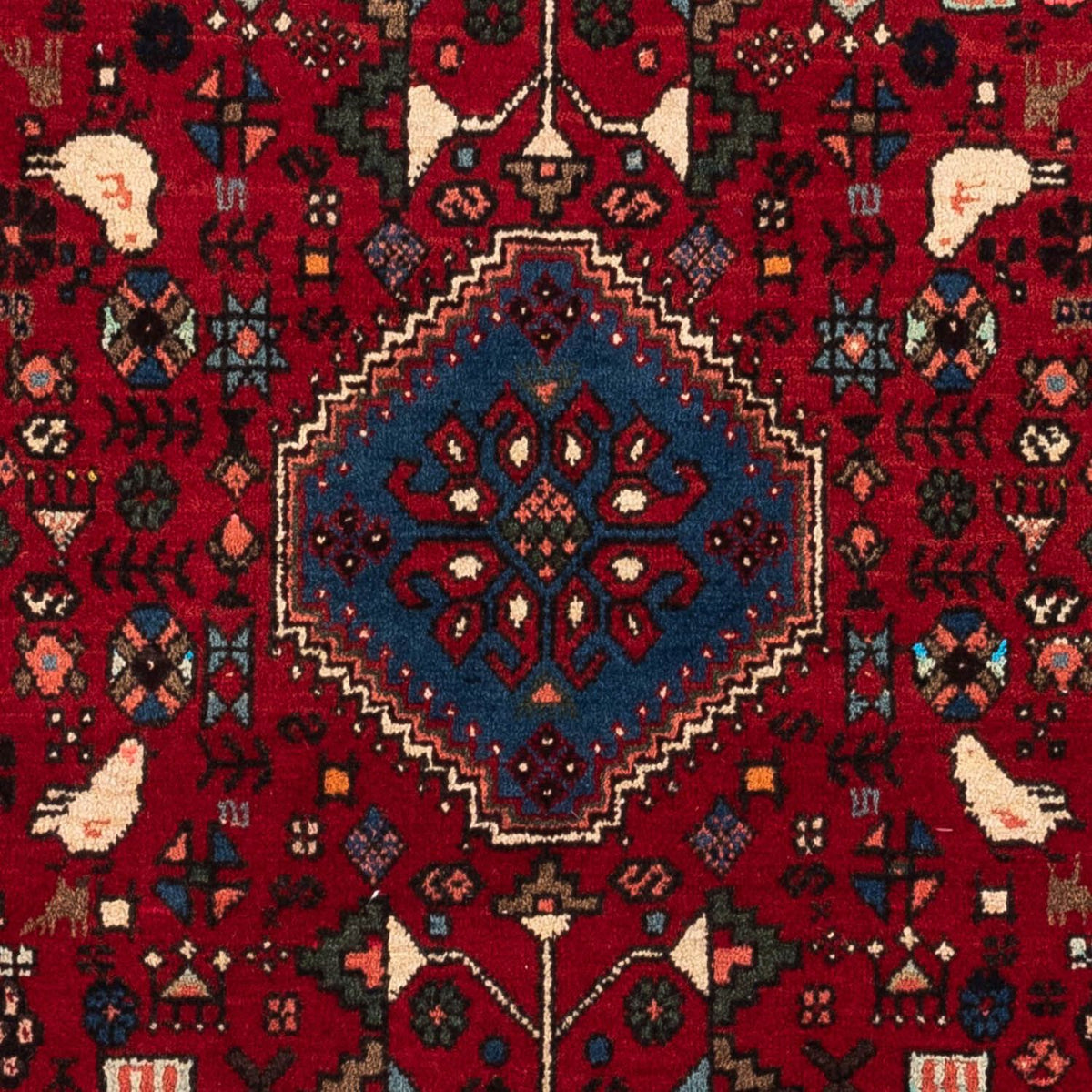 Perser Rug - Nomadic - 145 x 100 cm - dark red