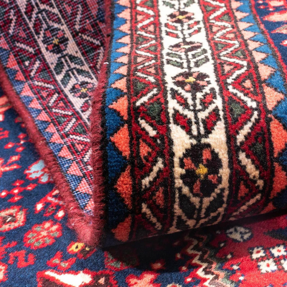 Perser Rug - Nomadic - 145 x 100 cm - dark red