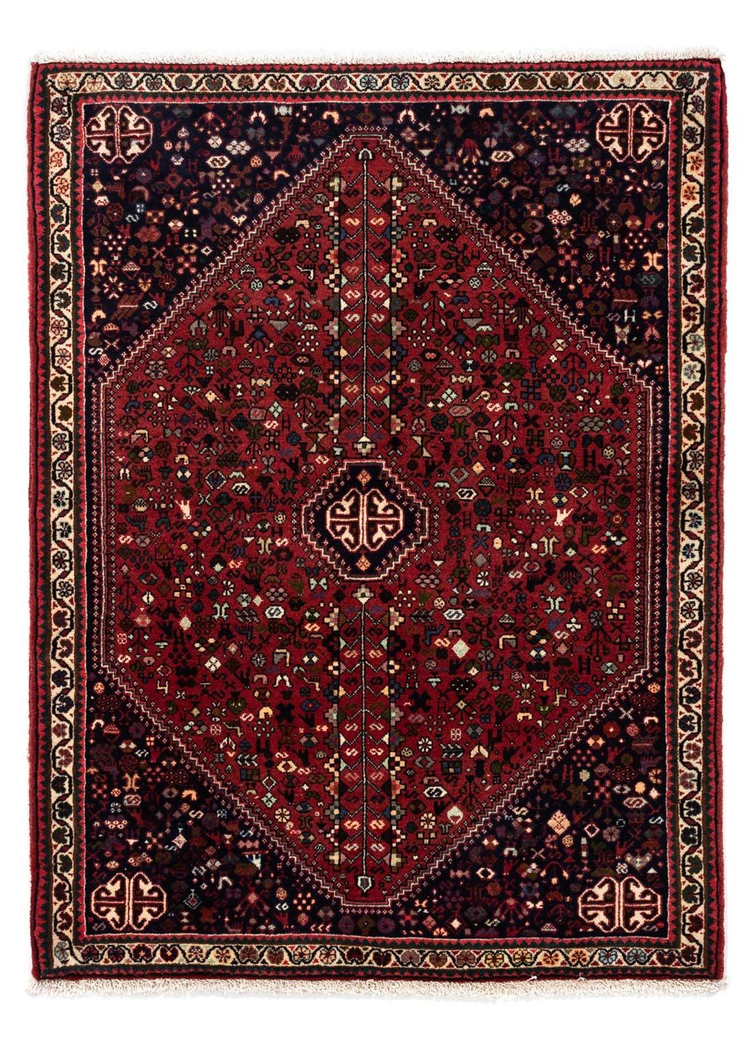 Perser Rug - Nomadic - 152 x 110 cm - dark red