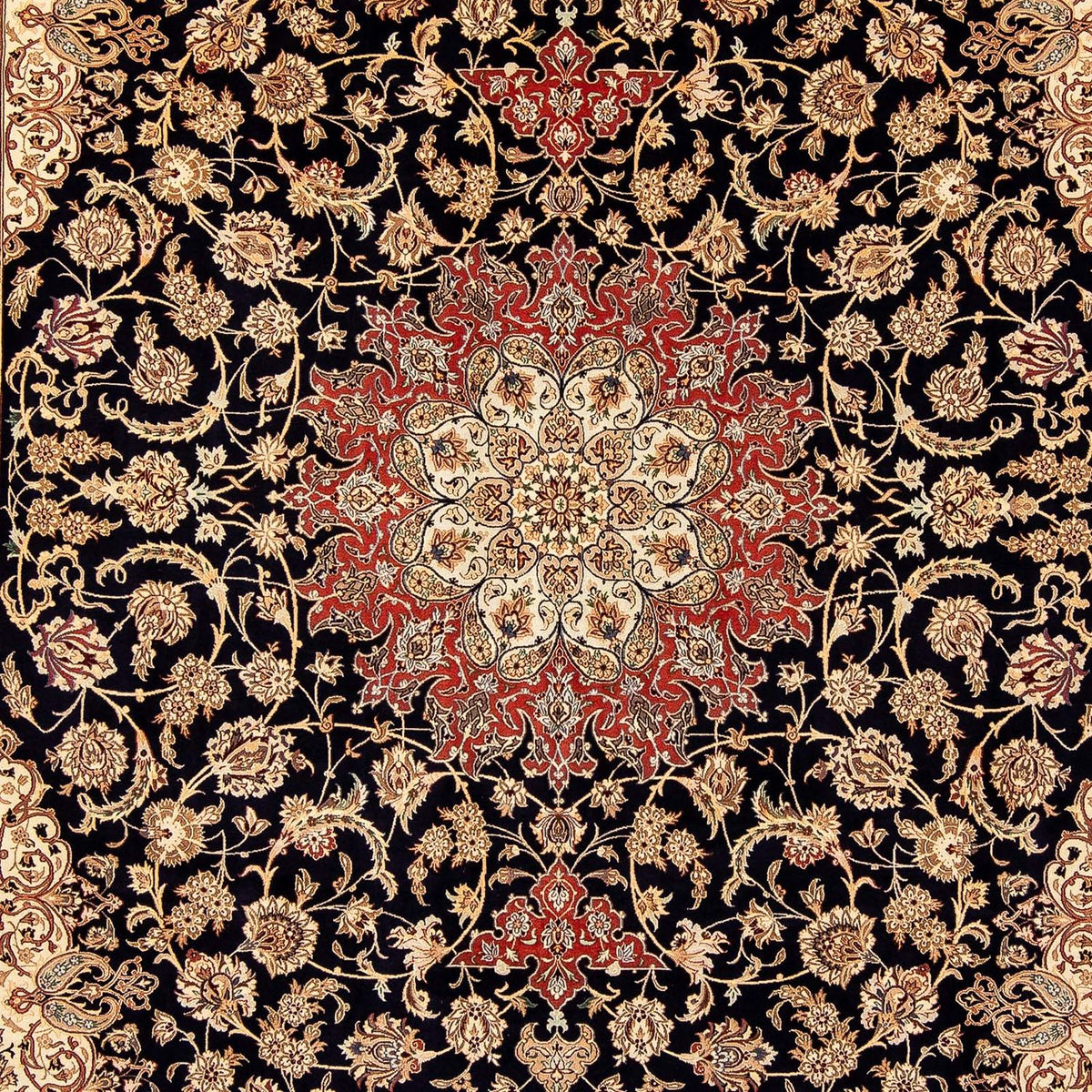 Perser Rug - Isfahan - Premium - 344 x 255 cm - dark red