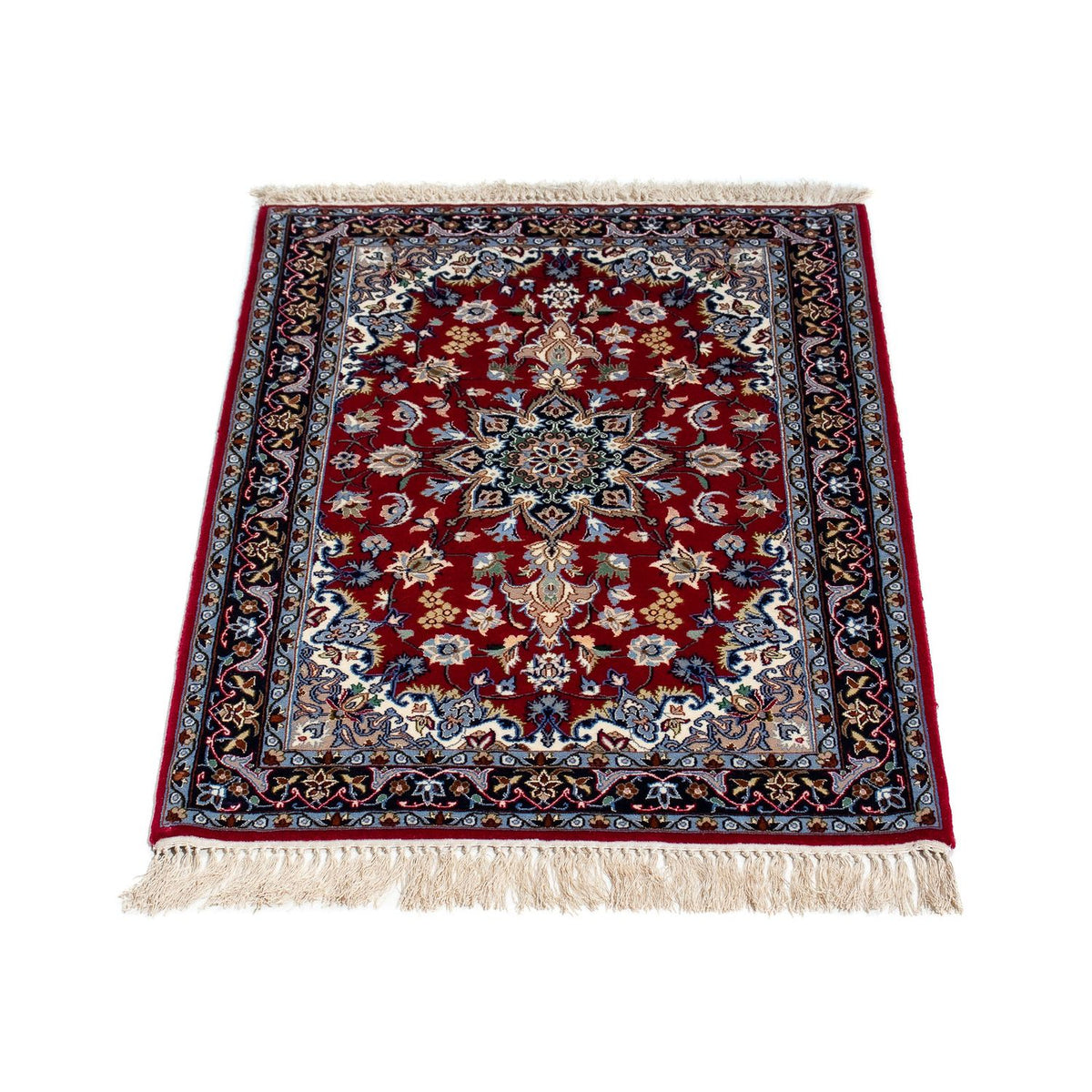 Perser Rug - Isfahan - Premium - 100 x 70 cm - dark red