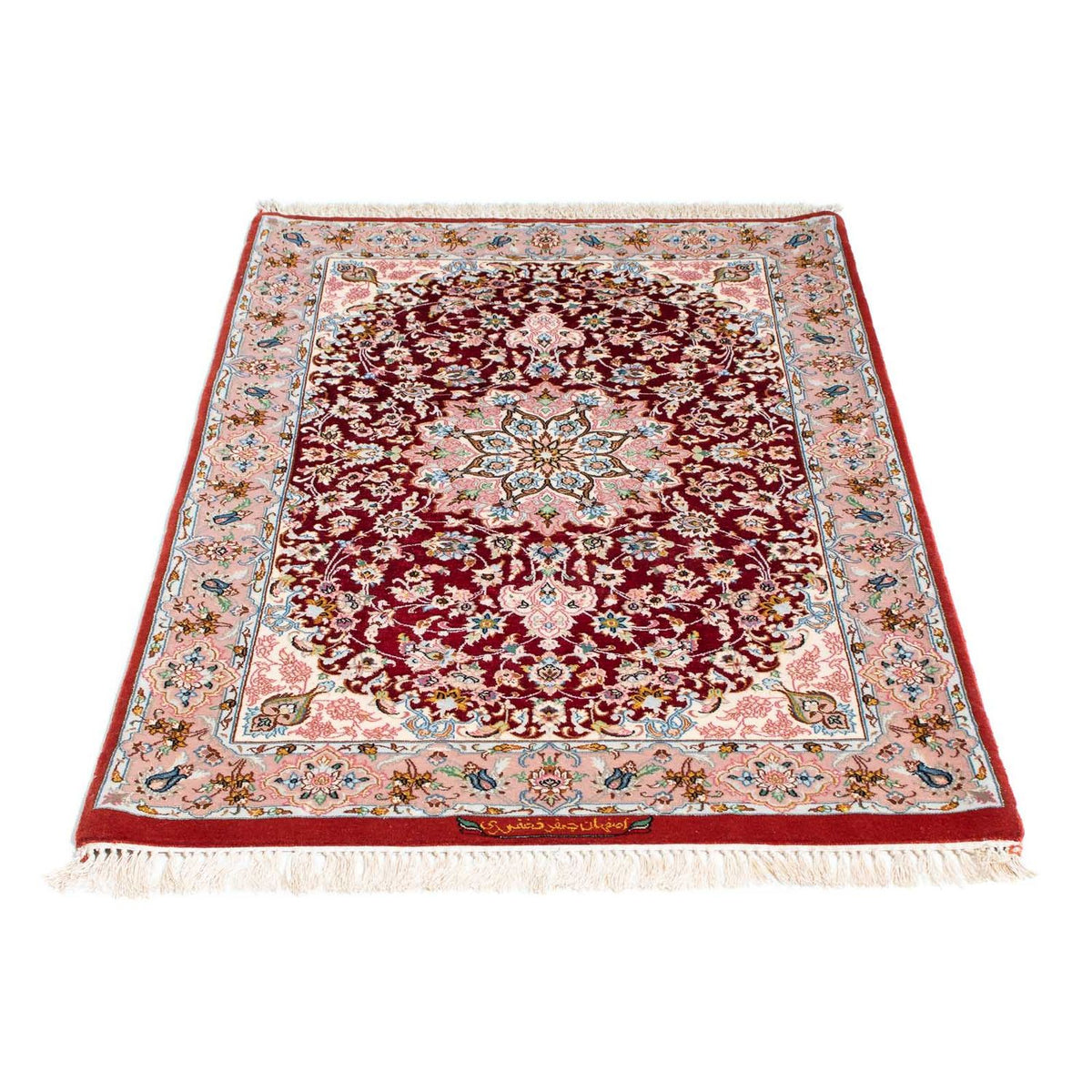 Perser Rug - Isfahan - Premium - 123 x 83 cm - red