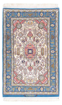 Perser Rug - Isfahan - Premium - 126 x 83 cm - light blue