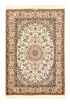 Isfahan Rug 109x160cm - Persian Rugs - Rectangle / Beige / 109 x 160 cm Rectangle