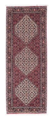 Runner Perser Rug - Bidjar - 206 x 75 cm - red