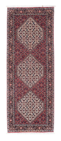 Runner Perser Rug - Bidjar - 206 x 75 cm - red