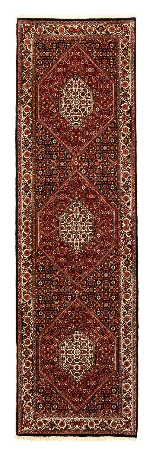 Runner Perser Rug - Bidjar - 296 x 83 cm - dark red