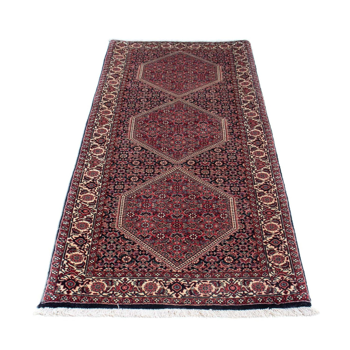 Runner Perser Rug - Bidjar - 207 x 74 cm - dark blue
