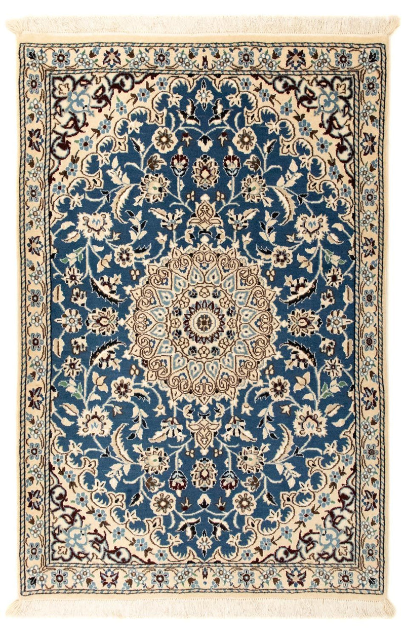 Perser Rug - Nain - Royal - 133 x 88 cm - blue
