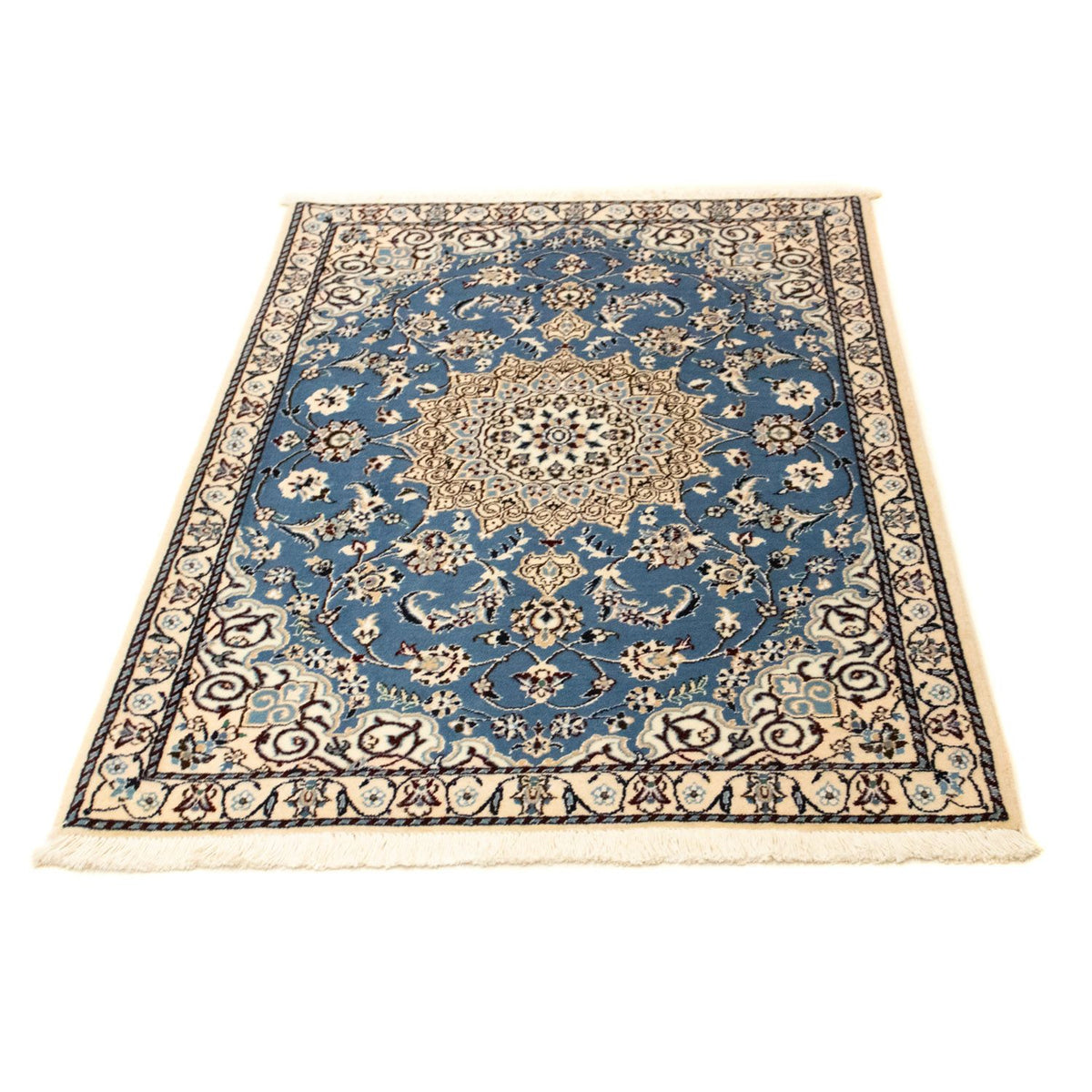 Perser Rug - Nain - Royal - 125 x 88 cm - blue