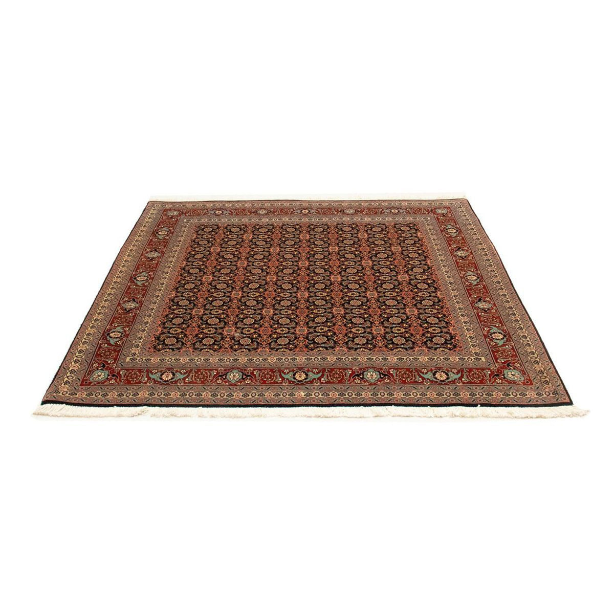 Perser Rug - Tabriz - Royal square  - 156 x 155 cm - black