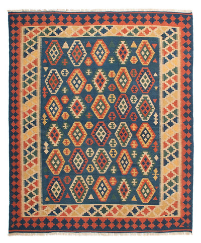 Kilim Fars Rug 194x232cm - blue