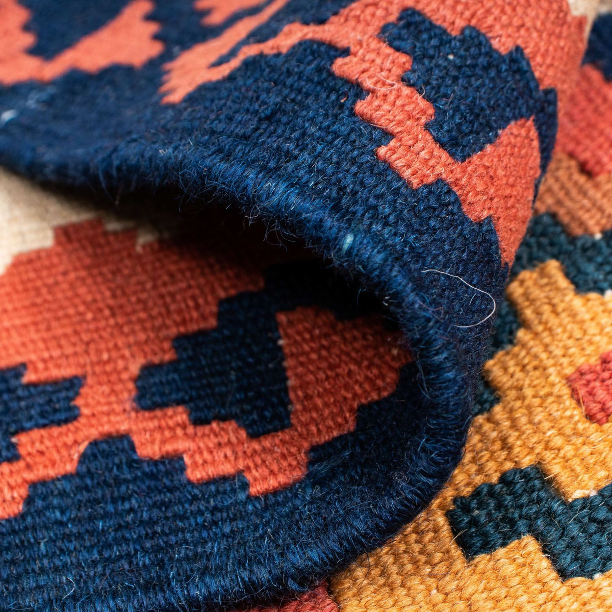 Kelim Rug - Oriental - 206 x 156 cm - rust