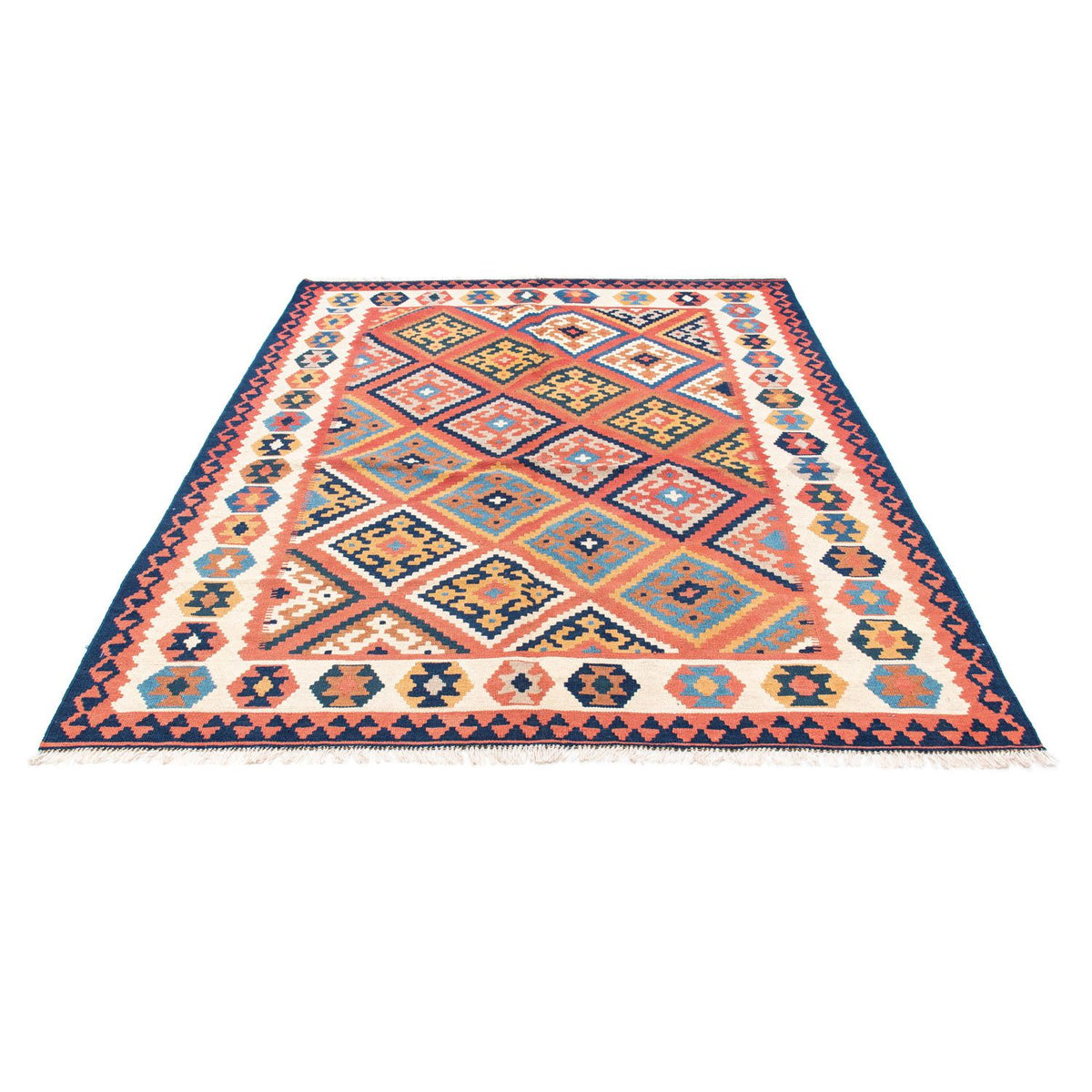 Kelim Rug - Oriental - 206 x 156 cm - rust