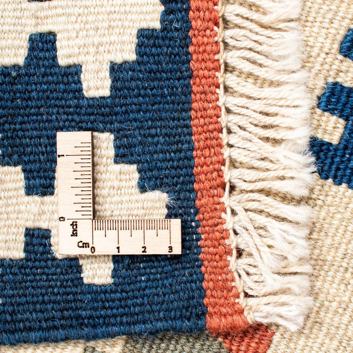 Kelim Rug - Oriental - 196 x 155 cm - beige