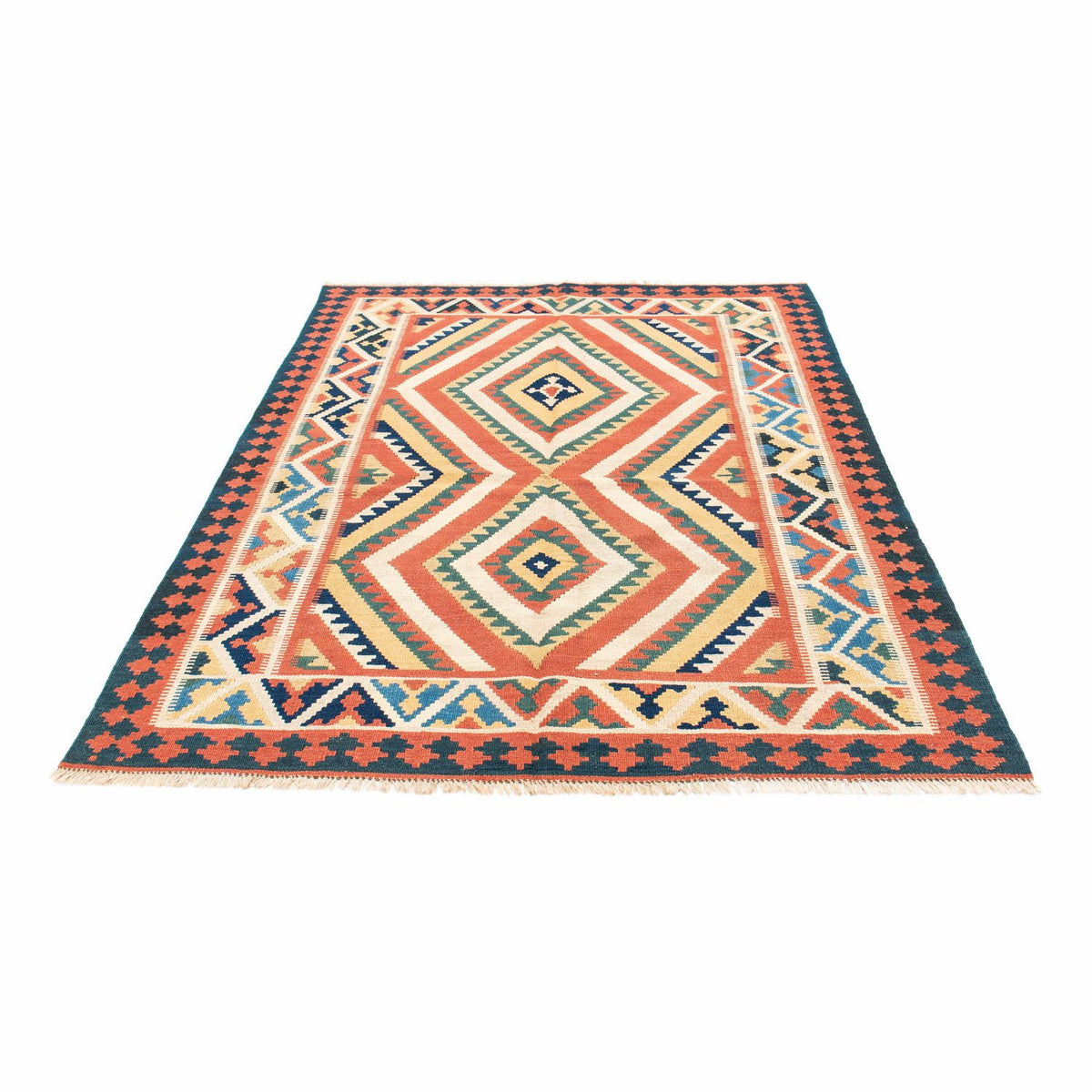 Kelim Rug - Oriental - 212 x 146 cm - rust