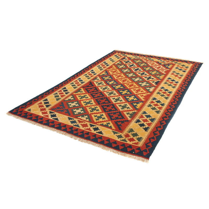Kelim Rug - Oriental - 211 x 146 cm - dark red