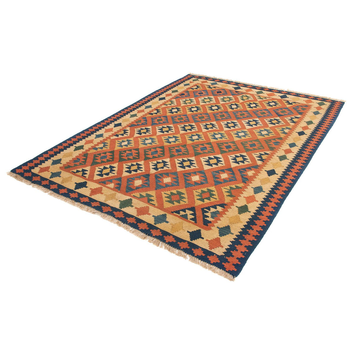 Kelim Rug - Oriental - 210 x 155 cm - brown