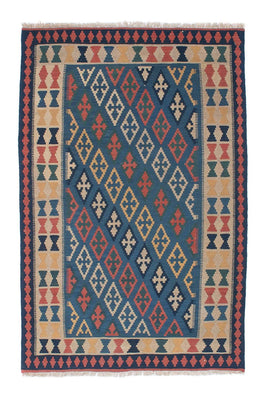 Kelim Rug - Oriental - 189 x 119 cm - blue