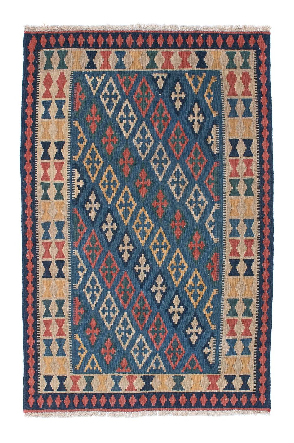 Kelim Rug - Oriental - 189 x 119 cm - blue