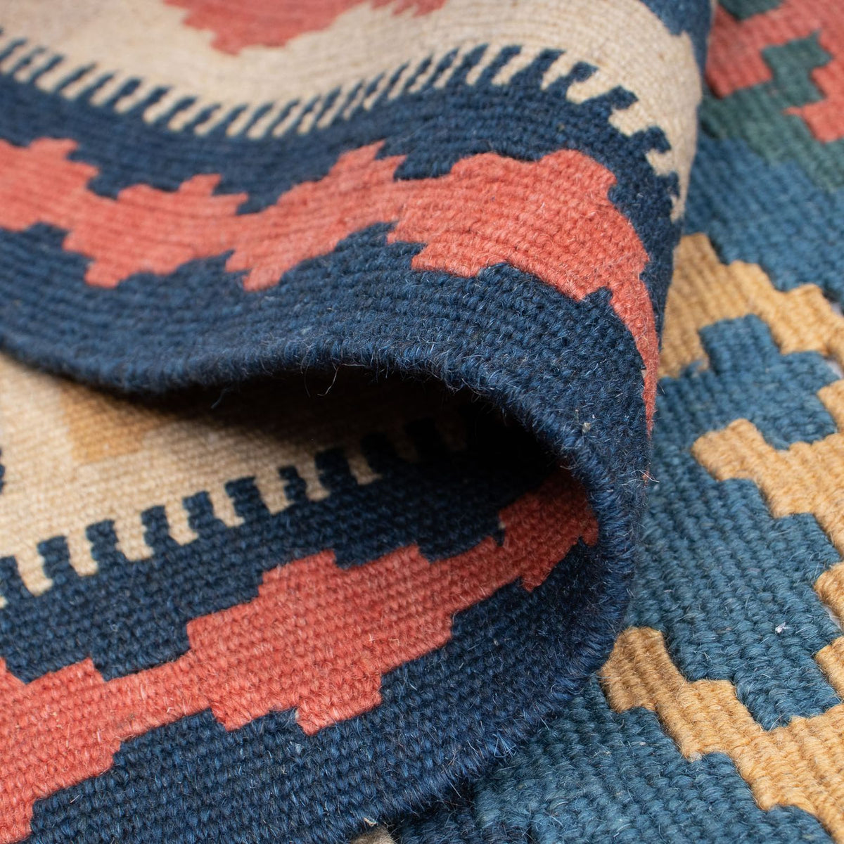 Kelim Rug - Oriental - 189 x 119 cm - blue