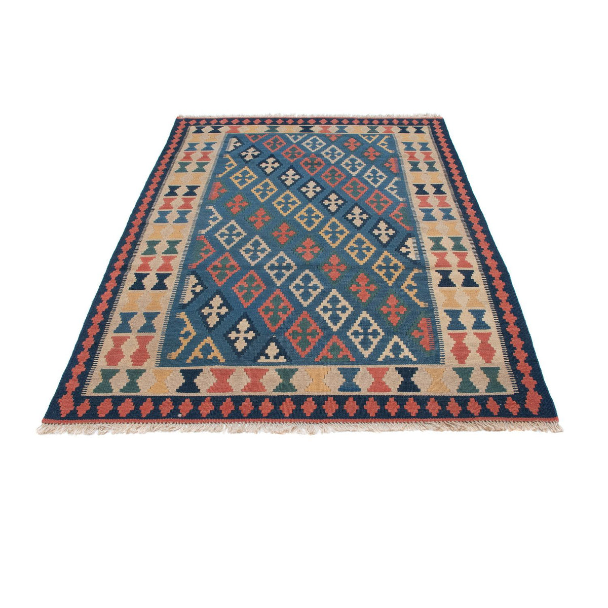 Kelim Rug - Oriental - 189 x 119 cm - blue