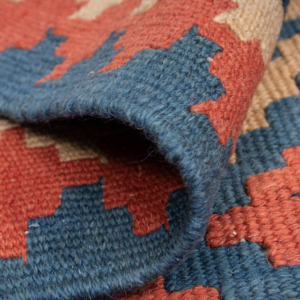 Kelim Rug - Oriental - 175 x 116 cm - blue