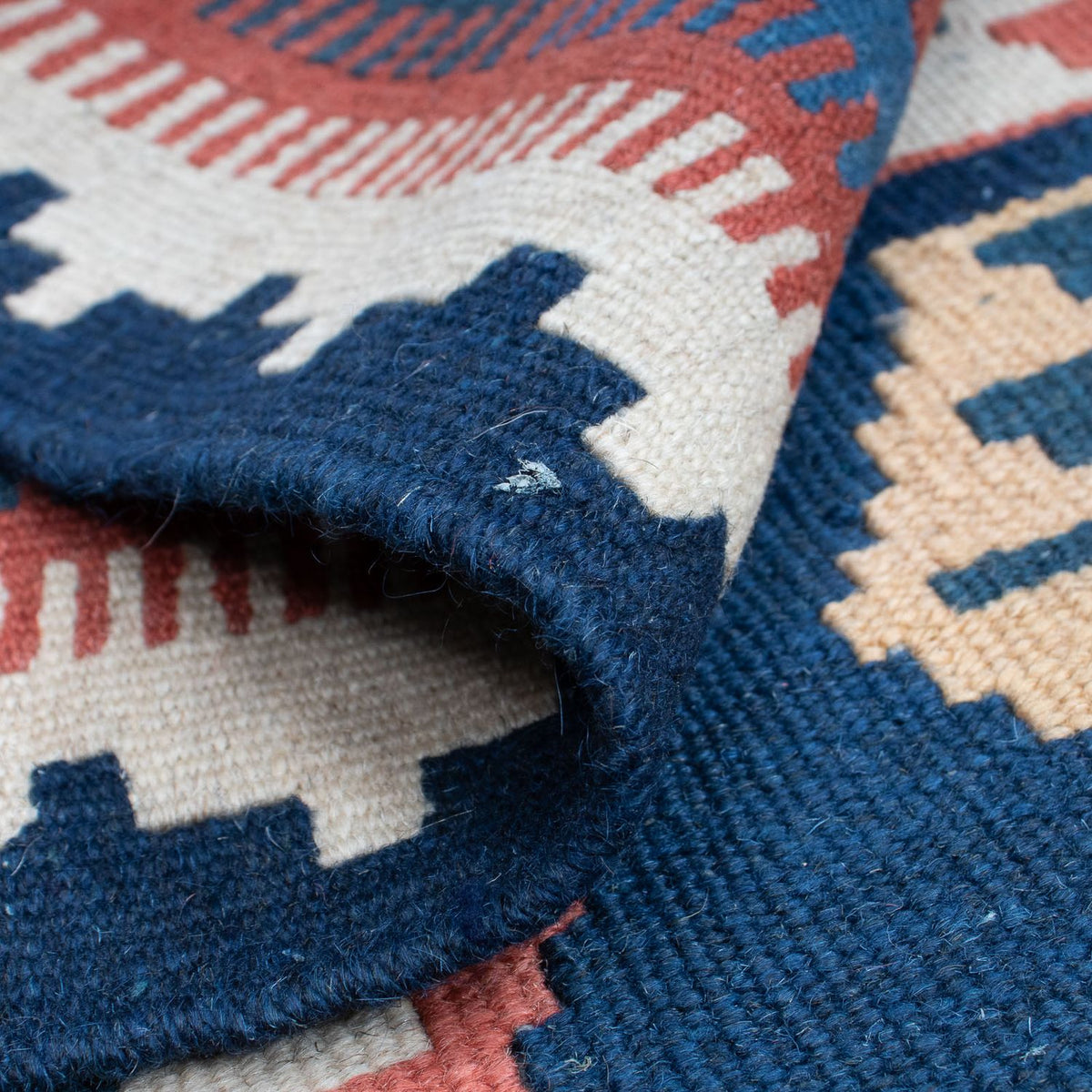 Runner Kelim Rug - Oriental - 186 x 104 cm - blue