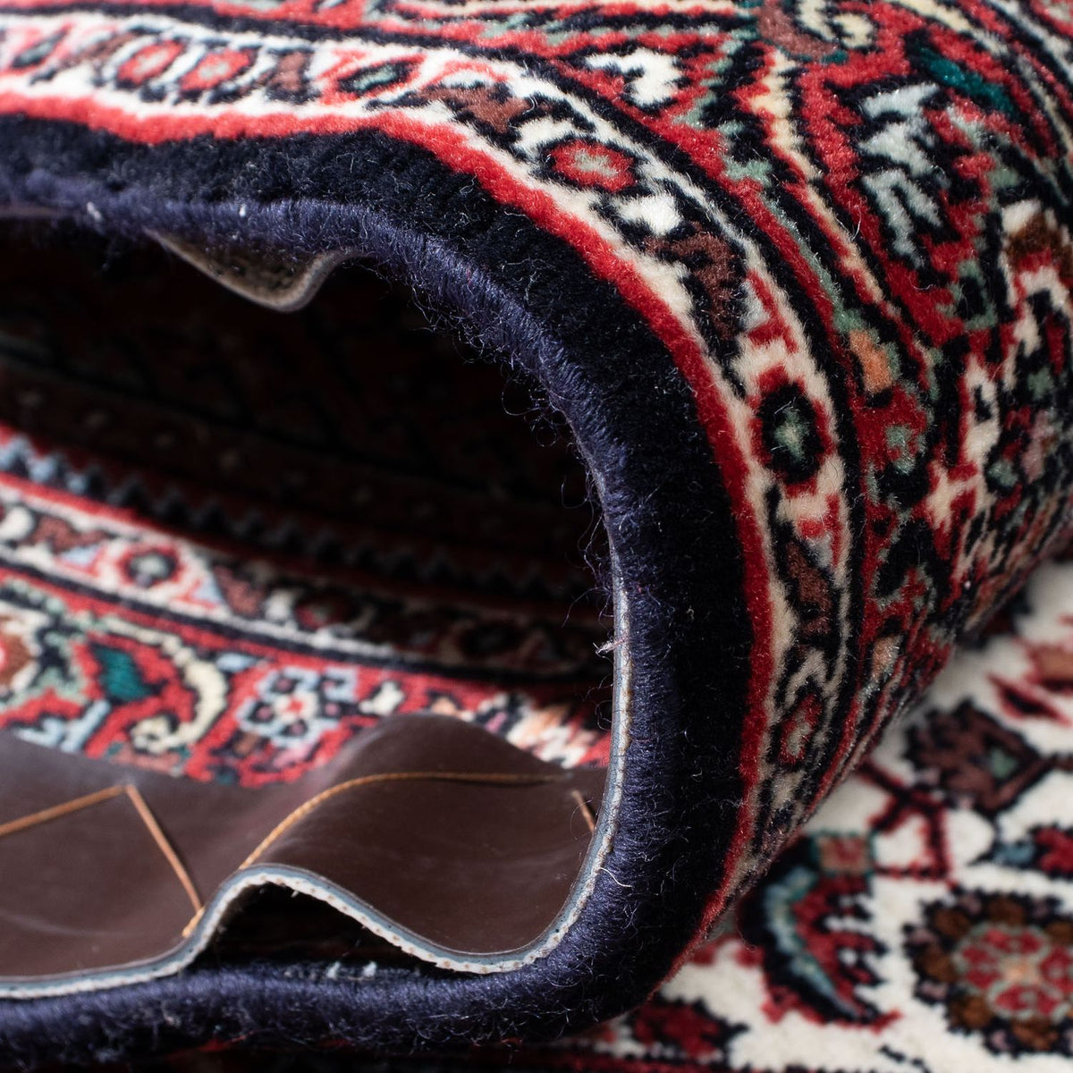 Runner Perser Rug - Bidjar - 248 x 73 cm - dark red