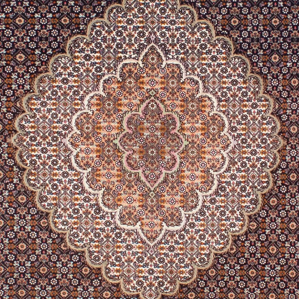 Perser Rug - Tabriz - 200 x 154 cm - dark brown