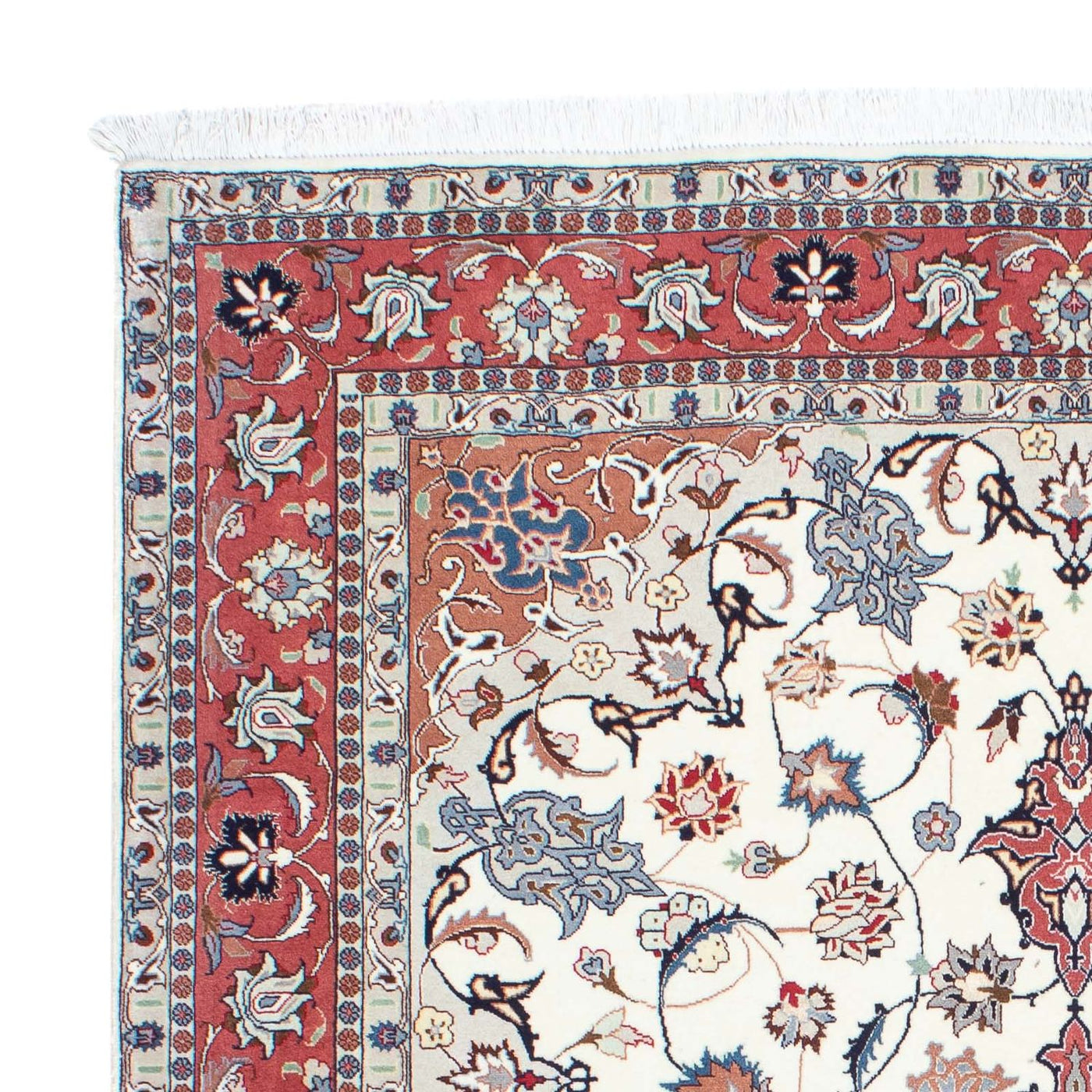 Tabriz - 50 Raj Rug 194x153cm - Persian Rugs