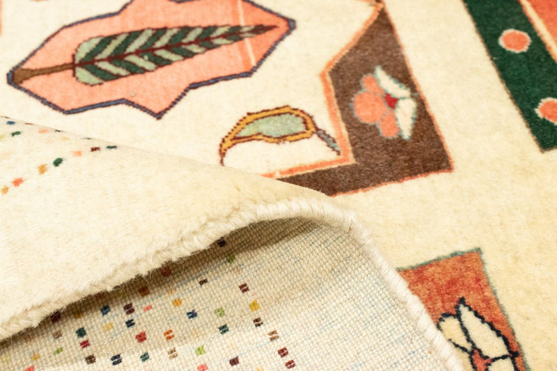 Gabbeh Rug - Loribaft Perser - 242 x 158 cm - beige